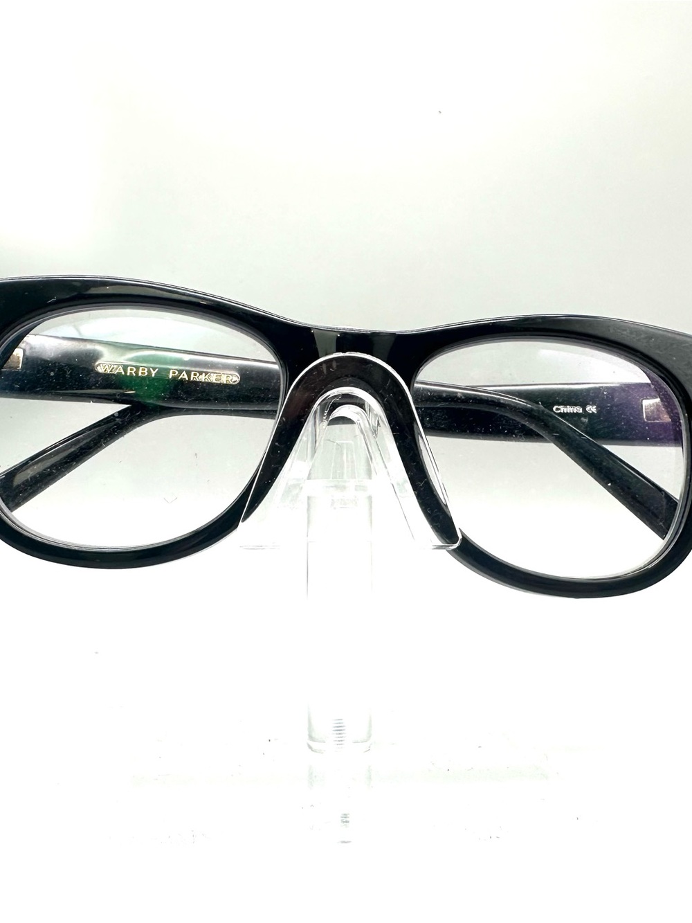 Warby Parker Ella 100 Eyeglasses Black Cat Eye Frames 52-20-140 Womens Mens